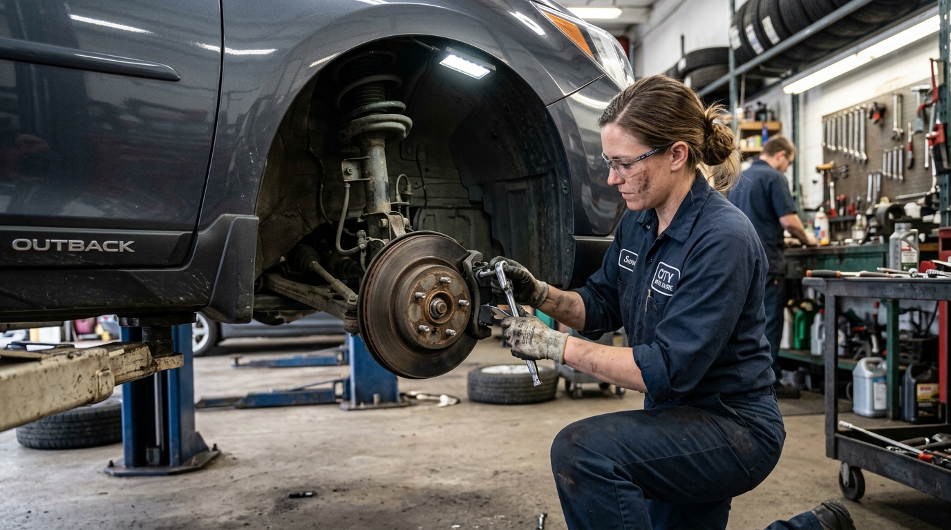 Brake Pads Replacement Service Banner